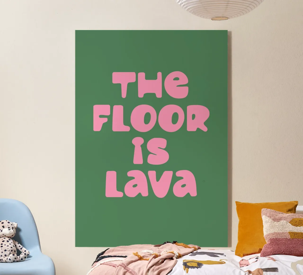 The Floor Is Lava plexiglass da EverLuvv Studio