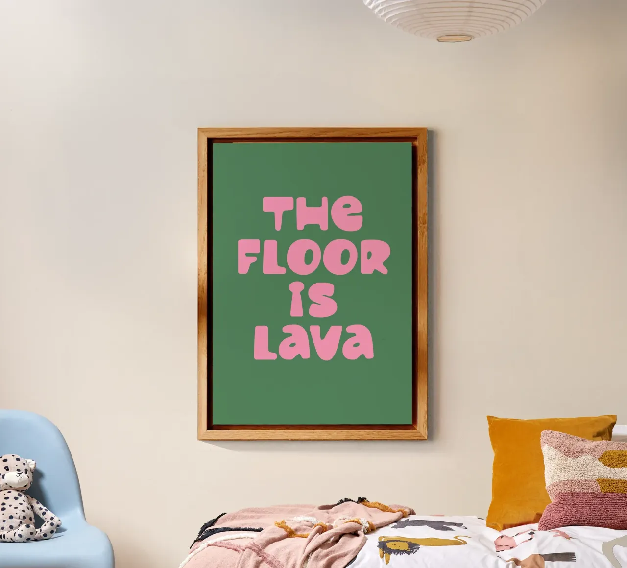 The Floor Is Lava alluminio dibond da EverLuvv Studio