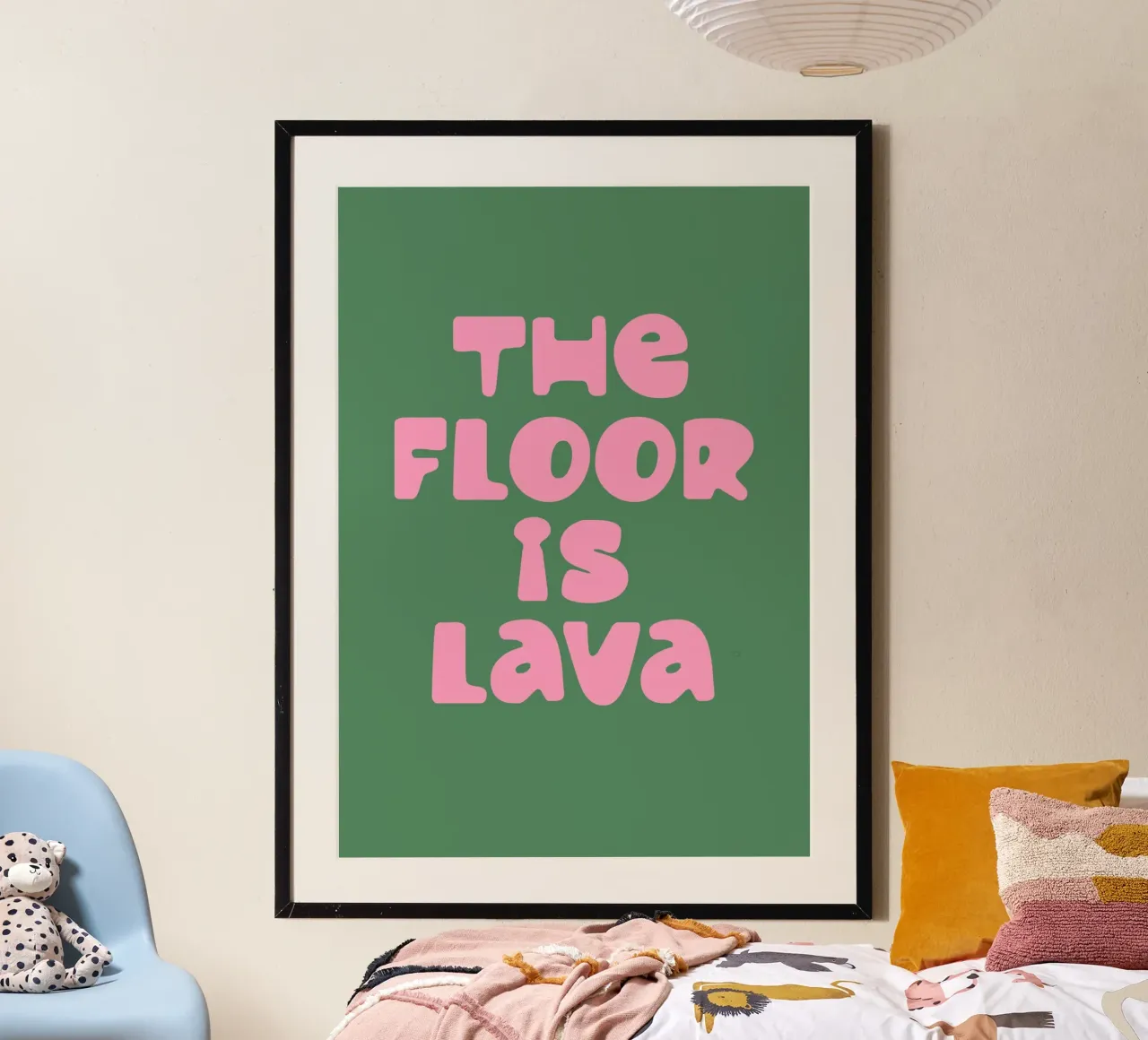 The Floor Is Lava carta hahnemühle da EverLuvv Studio