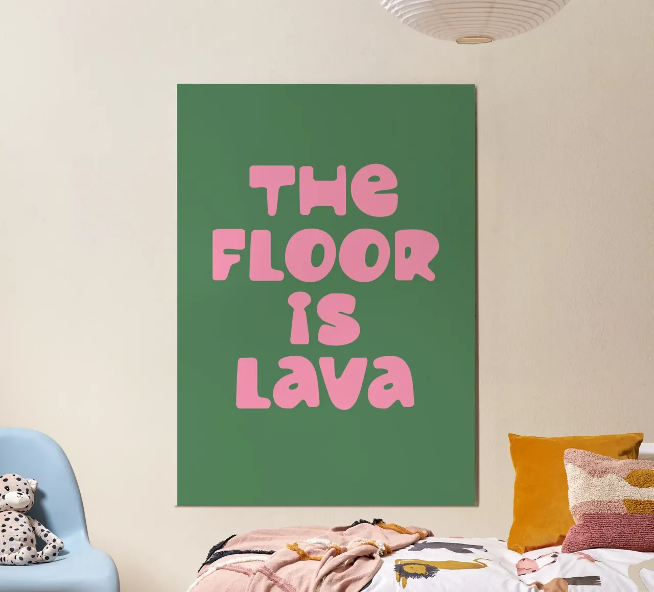 The Floor Is Lava carta hahnemühle da EverLuvv Studio