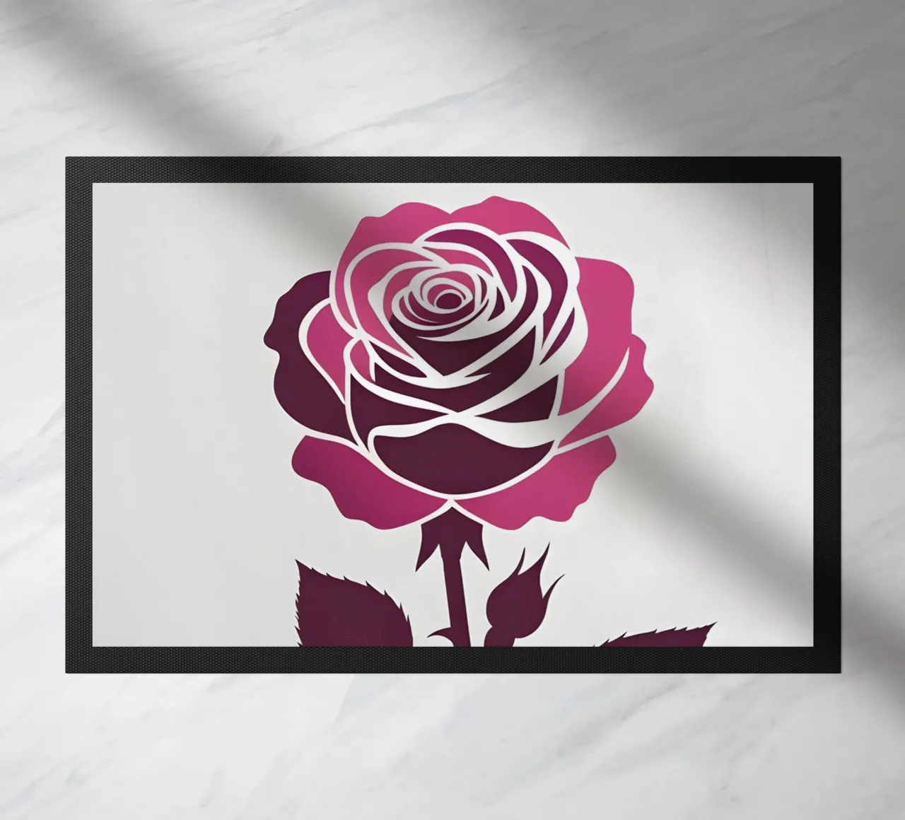 Silhouette rosa zerbino da Botanical Gallery