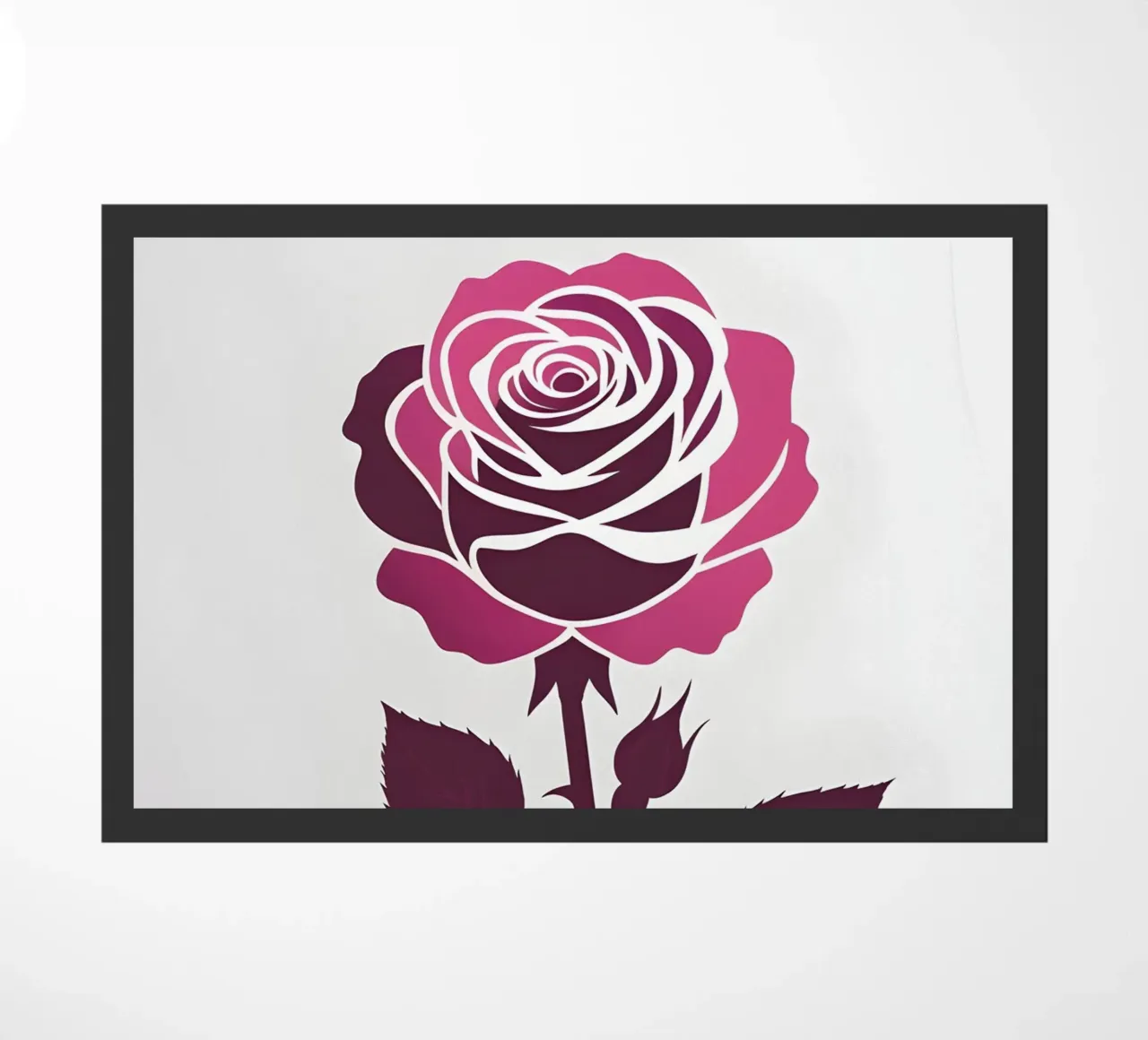 Silhouette rosa zerbino da Botanical Gallery