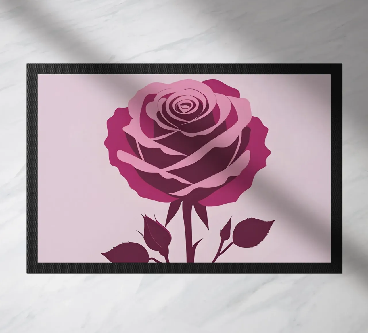 Silhouette rosa zerbino da Botanical Gallery