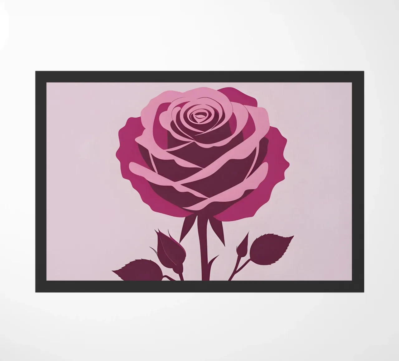 Silhouette rosa zerbino da Botanical Gallery