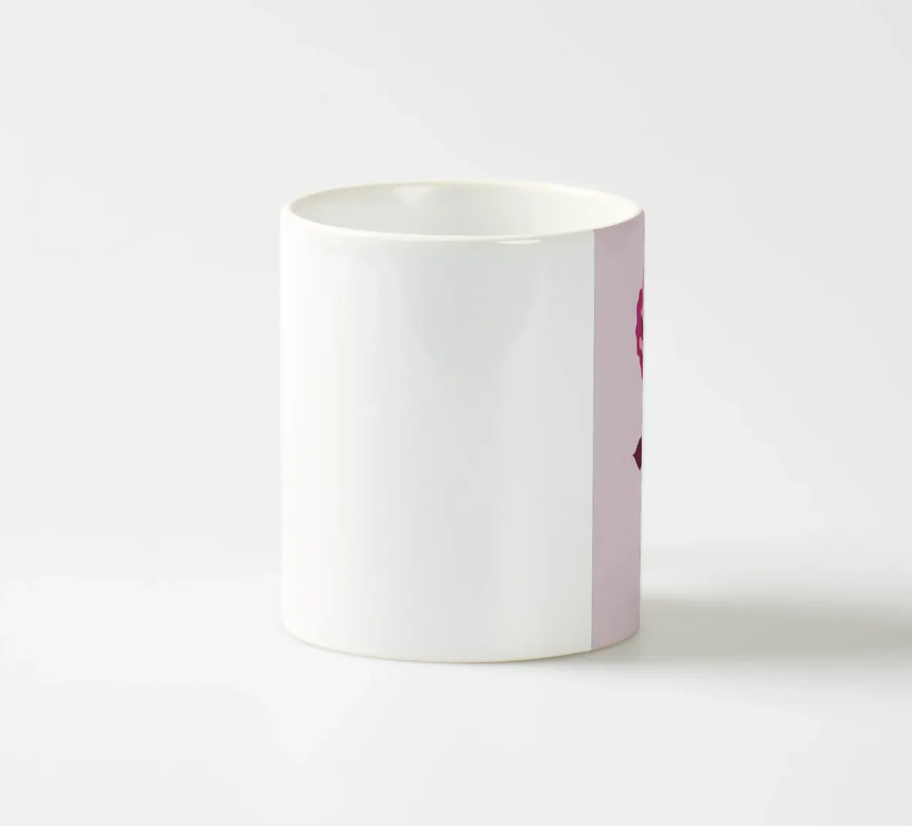 Silhouette rosa tazza in ceramica da Botanical Gallery