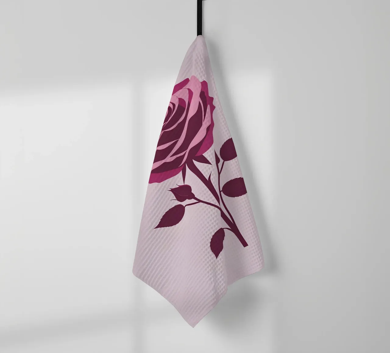 Silhouette rosa canovaccio da cucina da Botanical Gallery