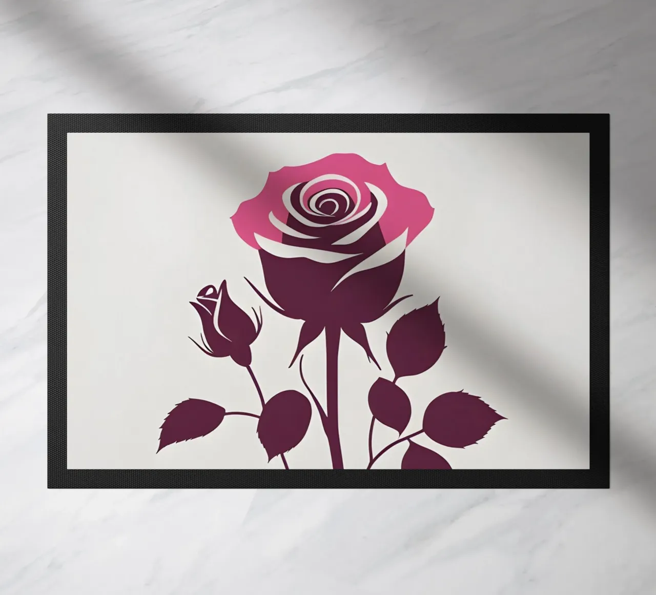 Silhouette rosa zerbino da Botanical Gallery