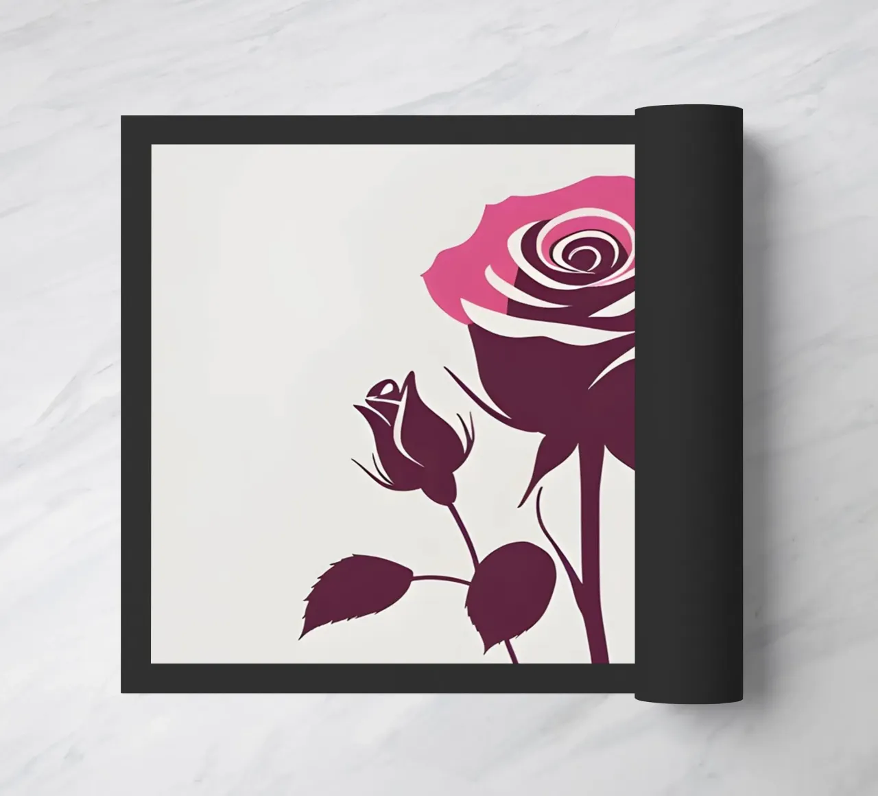 Silhouette rosa zerbino da Botanical Gallery