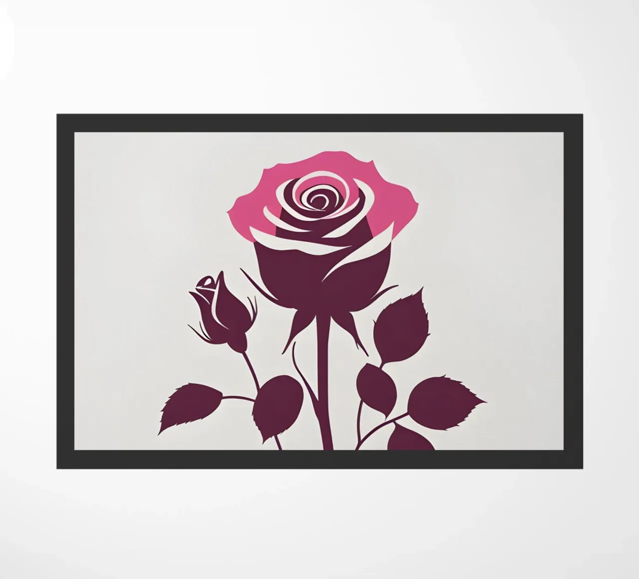 Silhouette rosa zerbino da Botanical Gallery