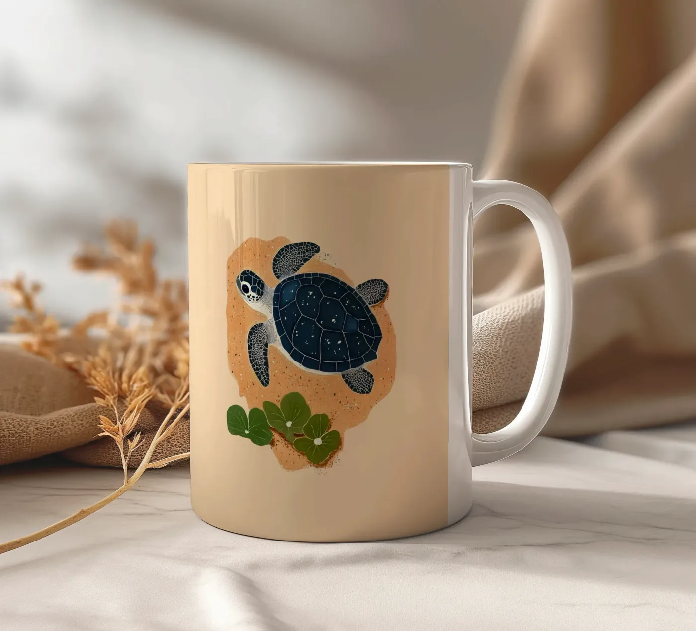 Tartaruga marina tazza in ceramica da Curious Canvas