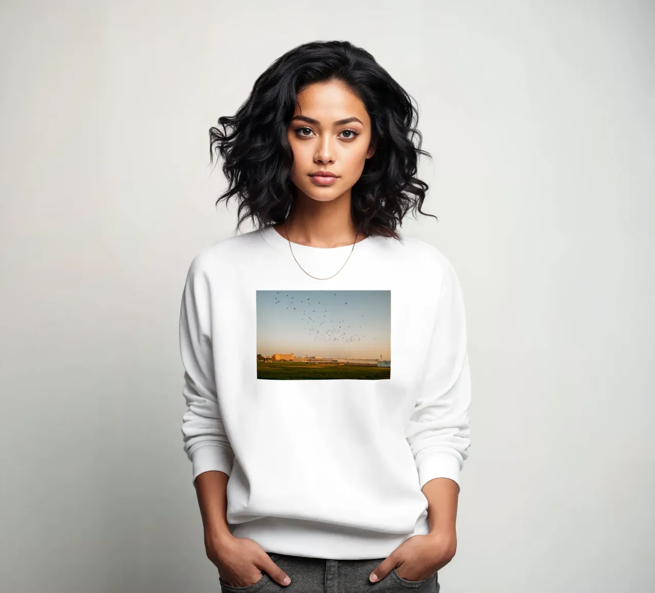 Un matin d'automne à Berlin | Tempelhofer Feld sweat de Bold and Retro