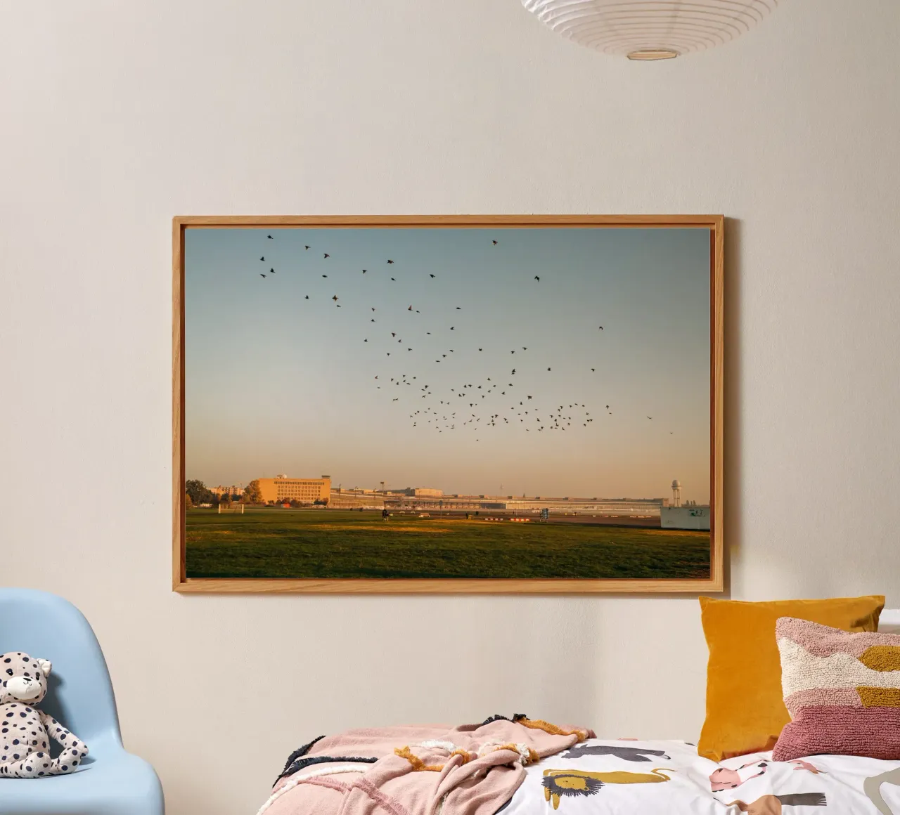 Una mattina d'autunno a Berlino | Tempelhofer Feld pannello forex da Bold and Retro