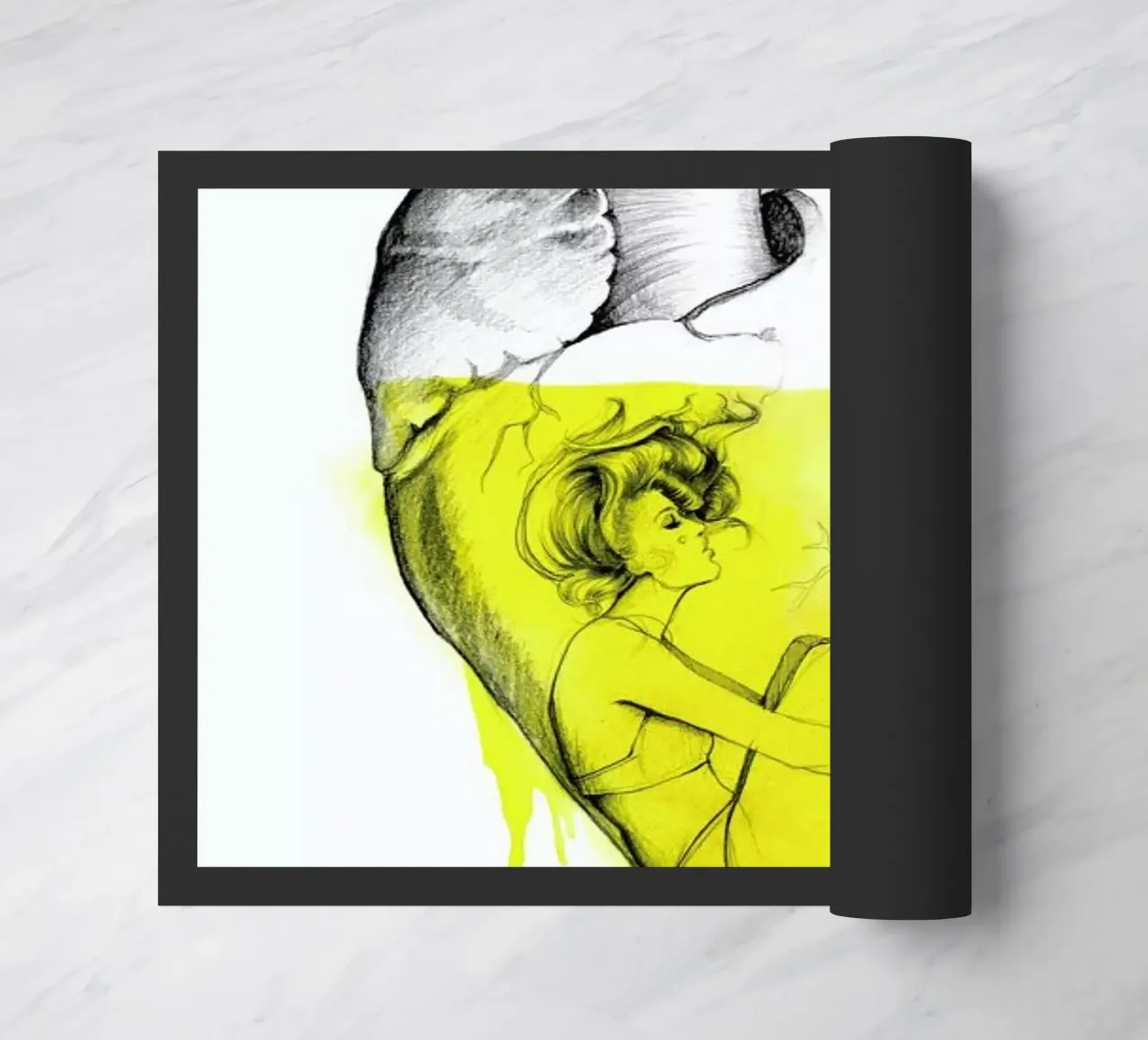 Drowning deurmat van Ina Stanimirova