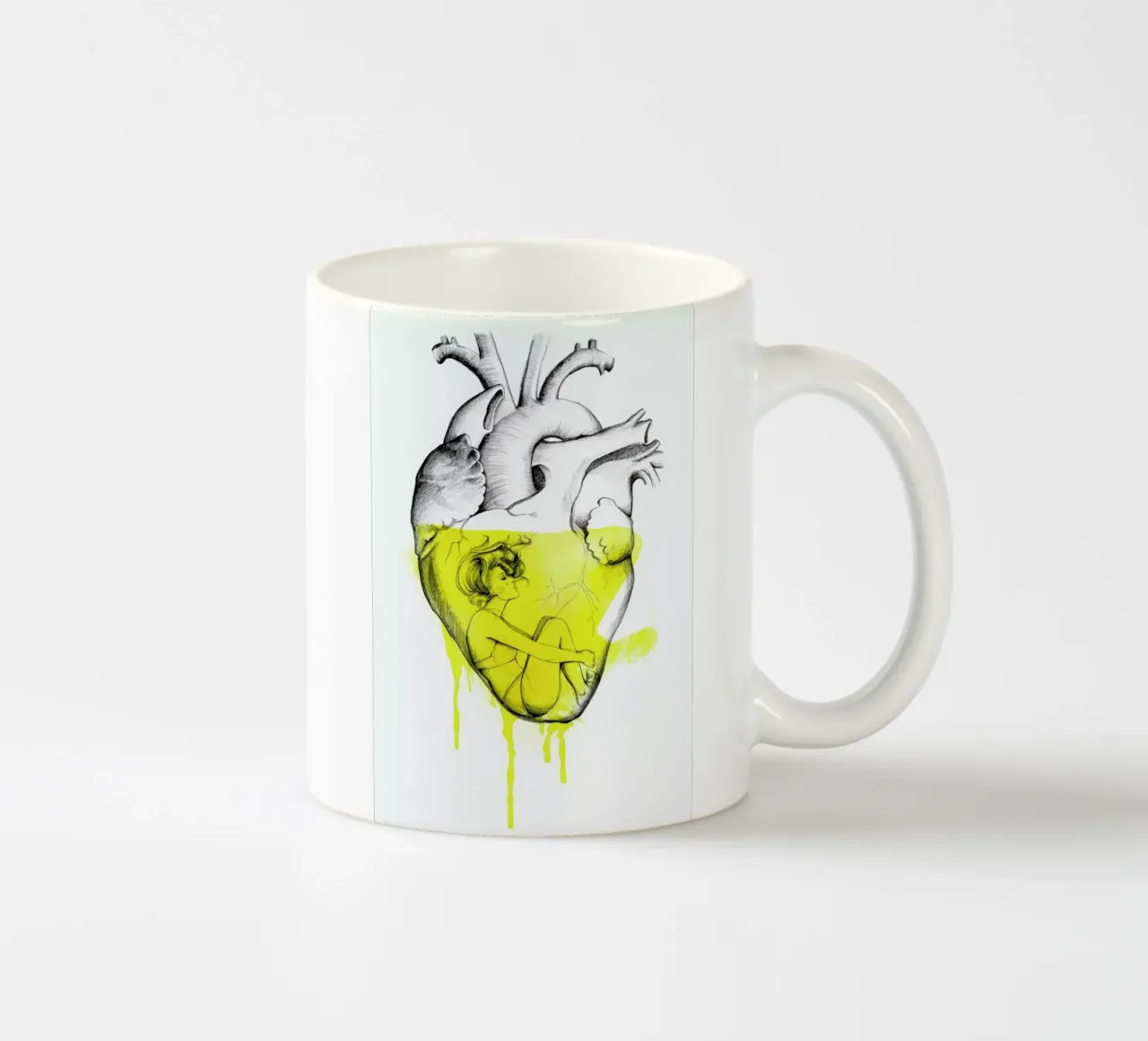 Drowning tazza in ceramica da Ina Stanimirova