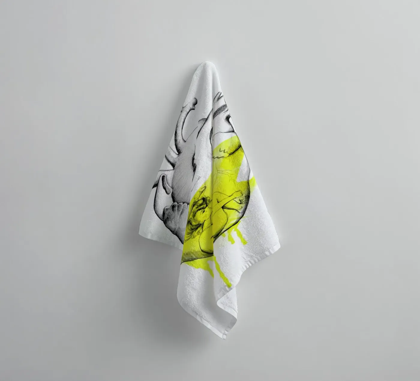 Drowning towel by Ina Stanimirova