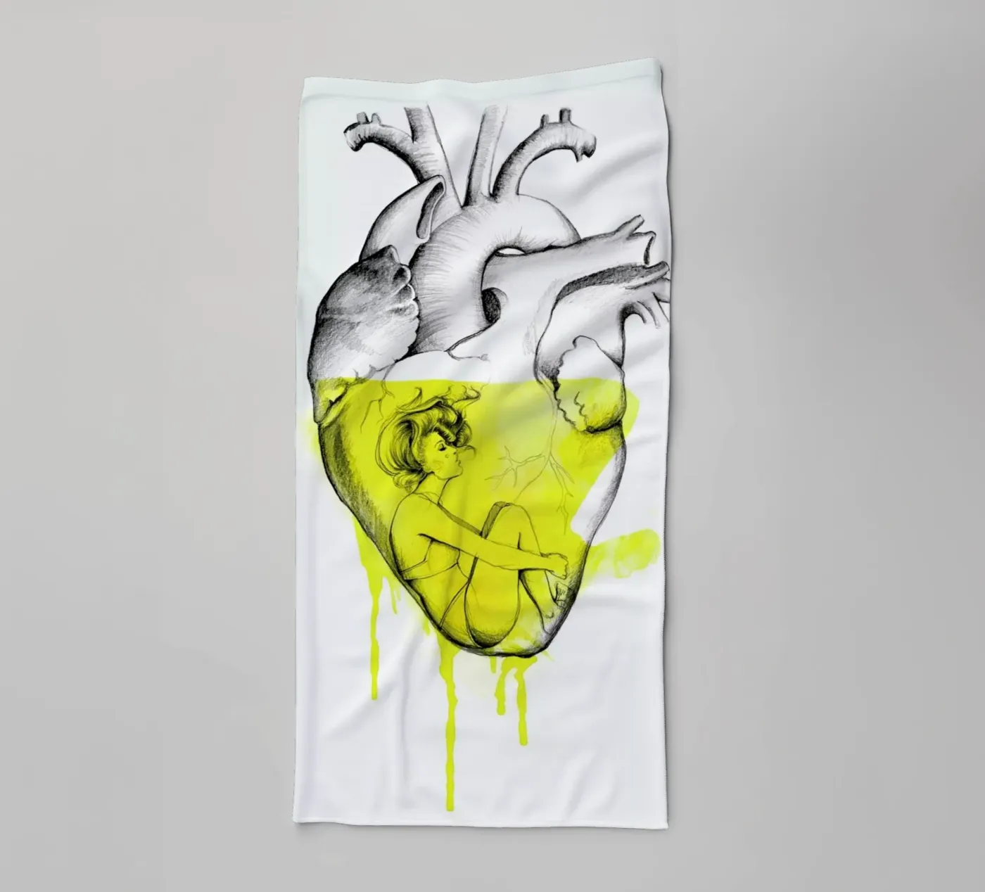 Drowning towel by Ina Stanimirova