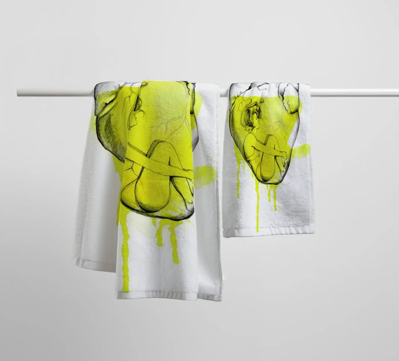Drowning towel by Ina Stanimirova