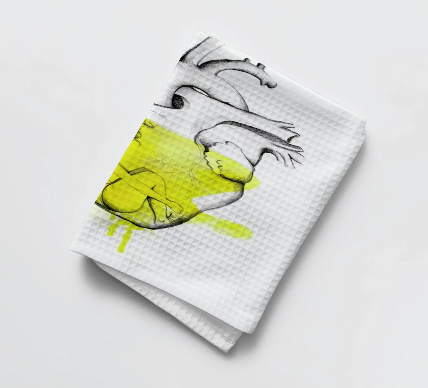 Drowning Geschirrtuch von Ina Stanimirova