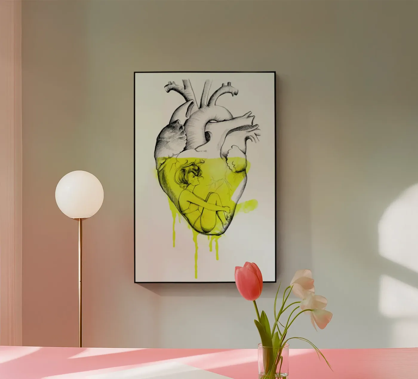Drowning Acryl-Glas von Ina Stanimirova