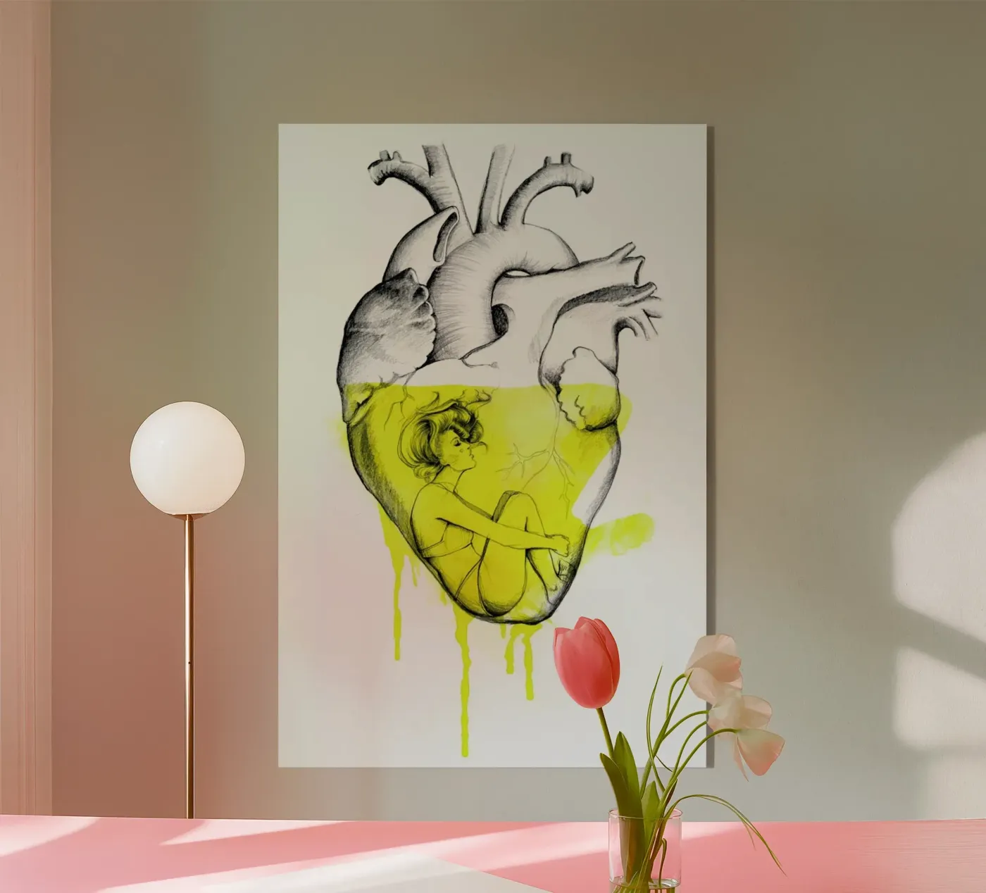 Drowning Acryl-Glas von Ina Stanimirova