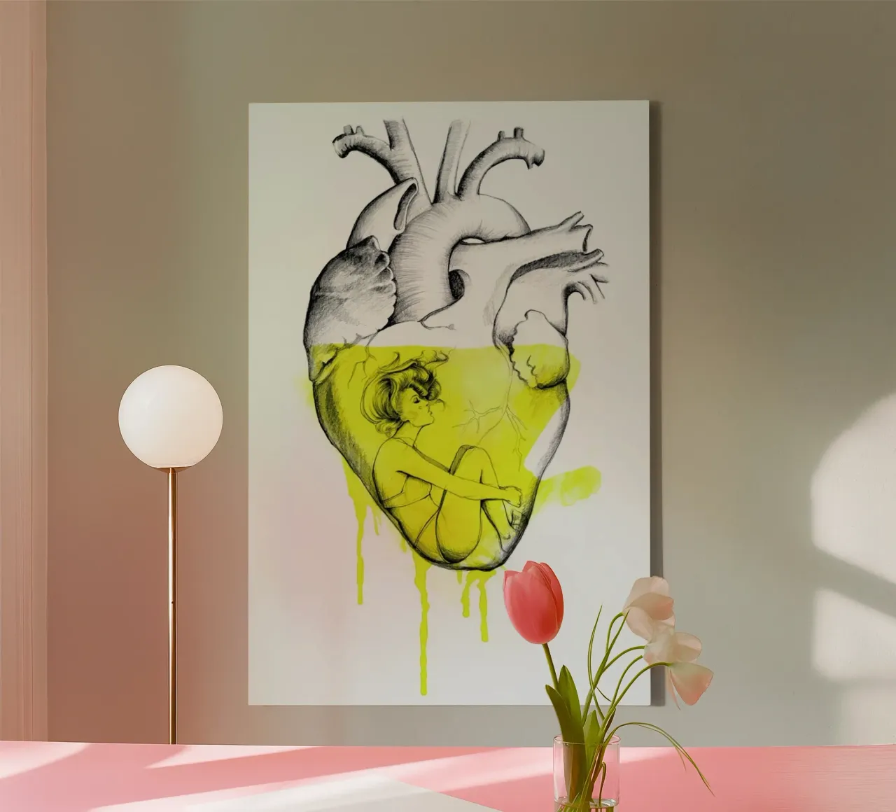 Drowning canvas by Ina Stanimirova