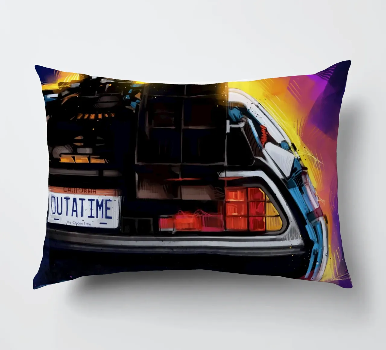 Back To The Future Delorean Kissen von nabakumov