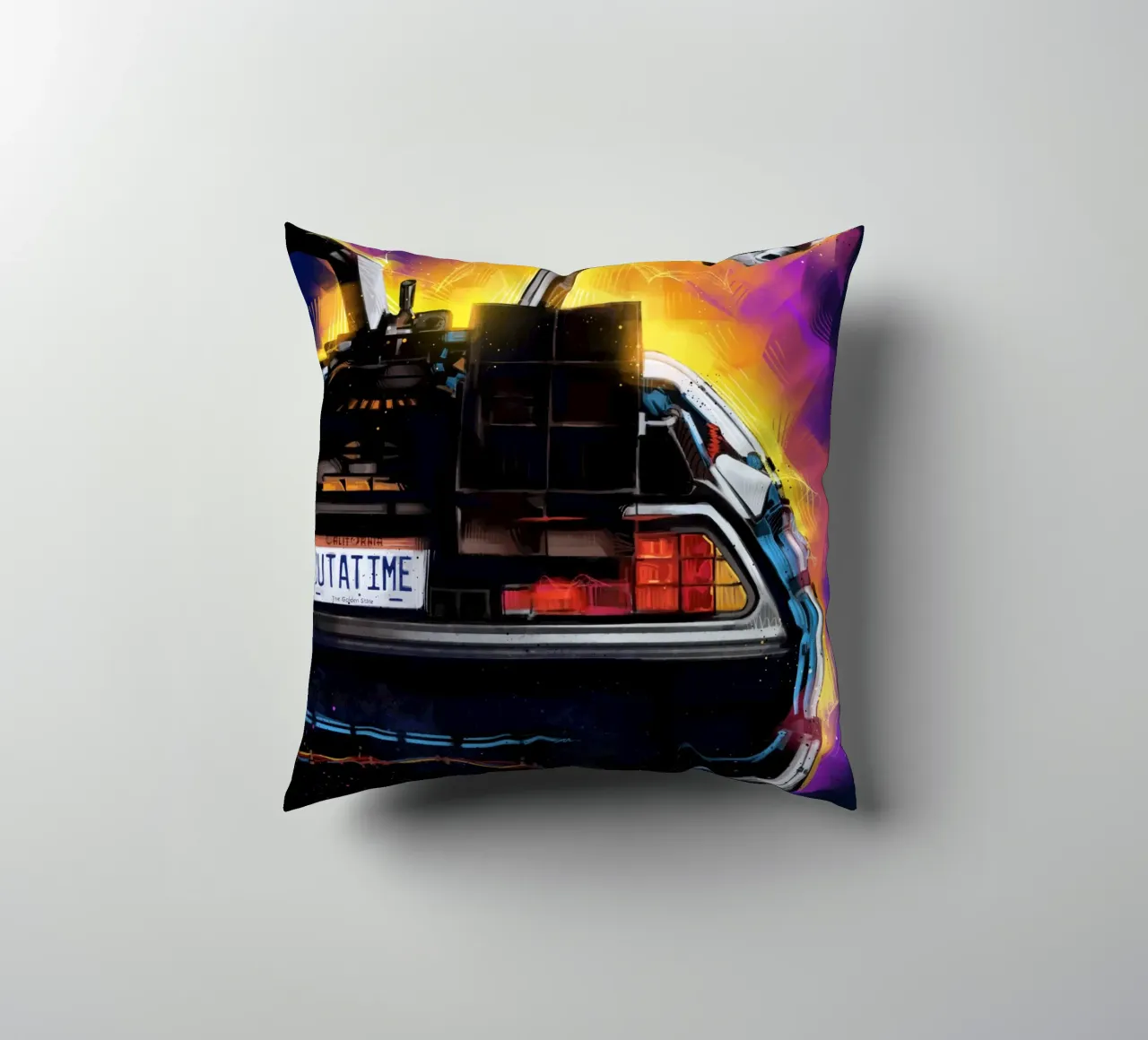 Back To The Future Delorean Kissen von nabakumov