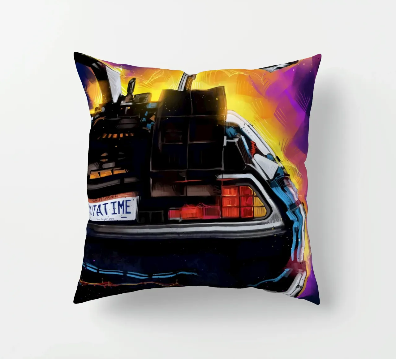 Back To The Future Delorean Kissen von nabakumov