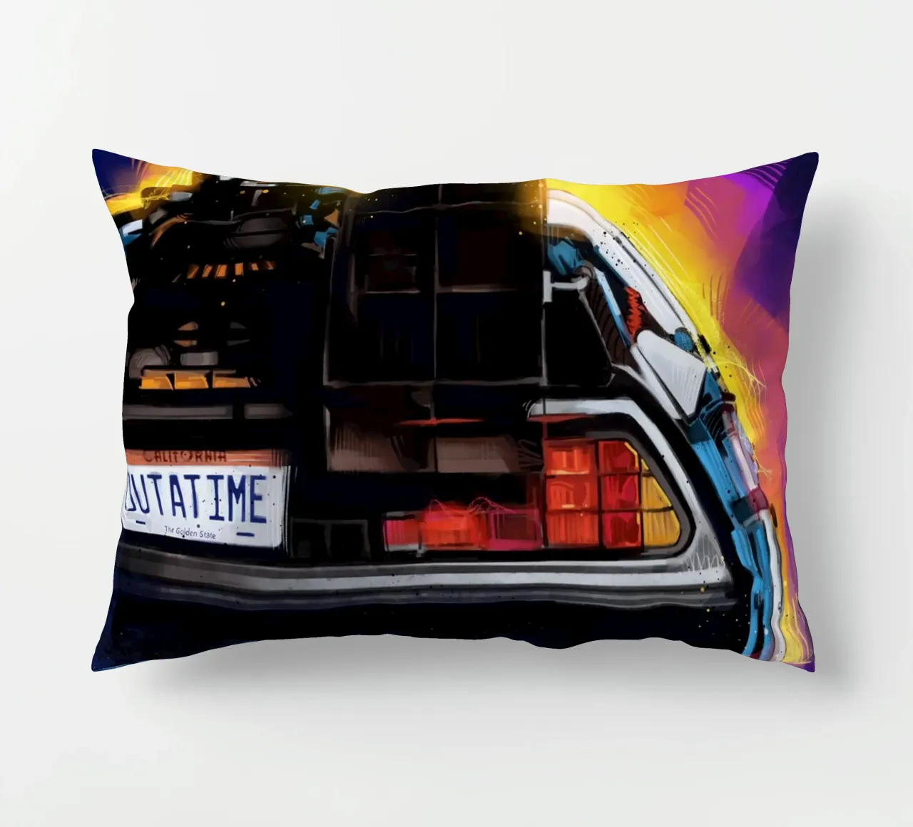 Back To The Future Delorean Kissen von nabakumov
