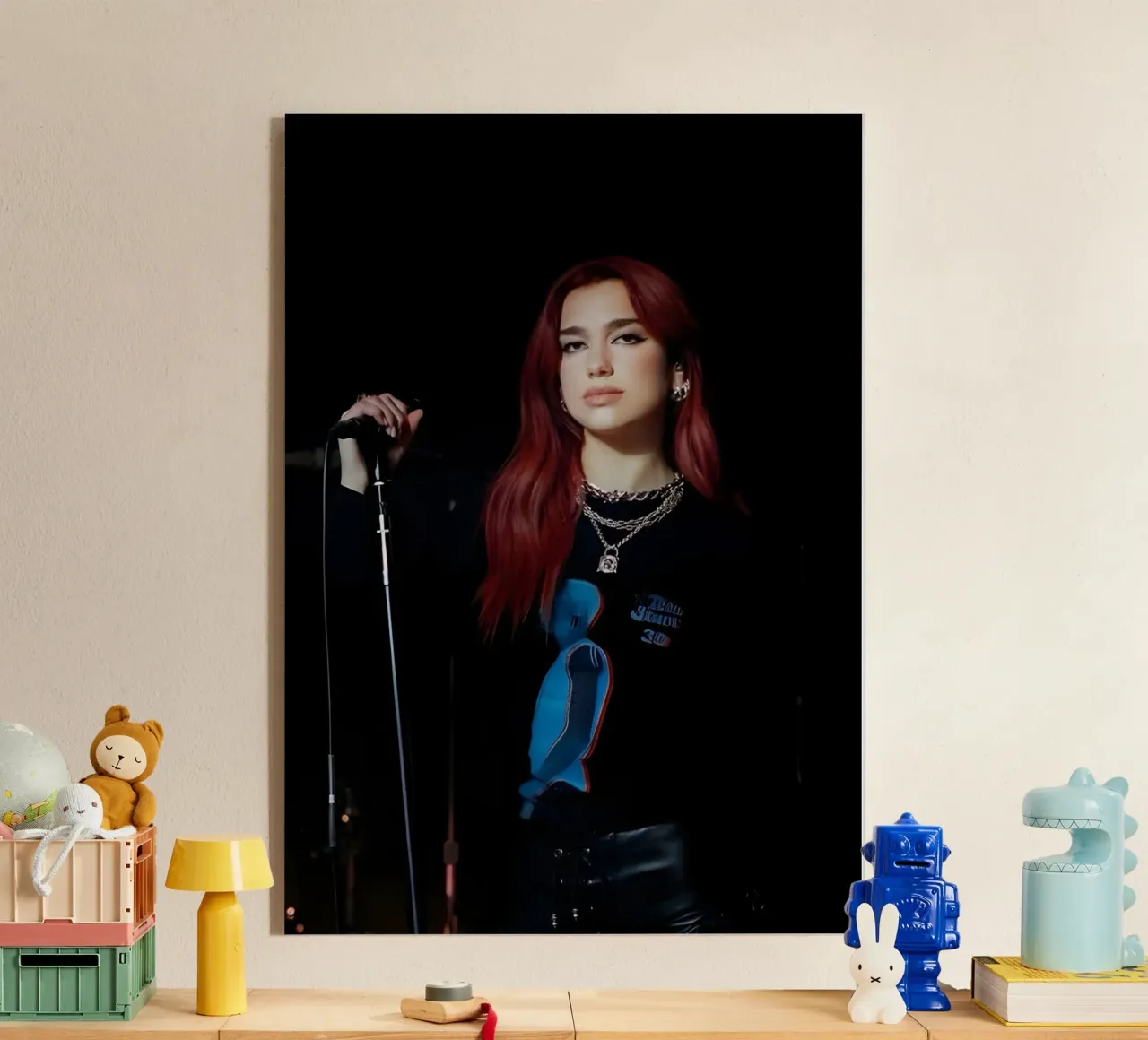 Dua Lipa plexiglass da Digital Street art