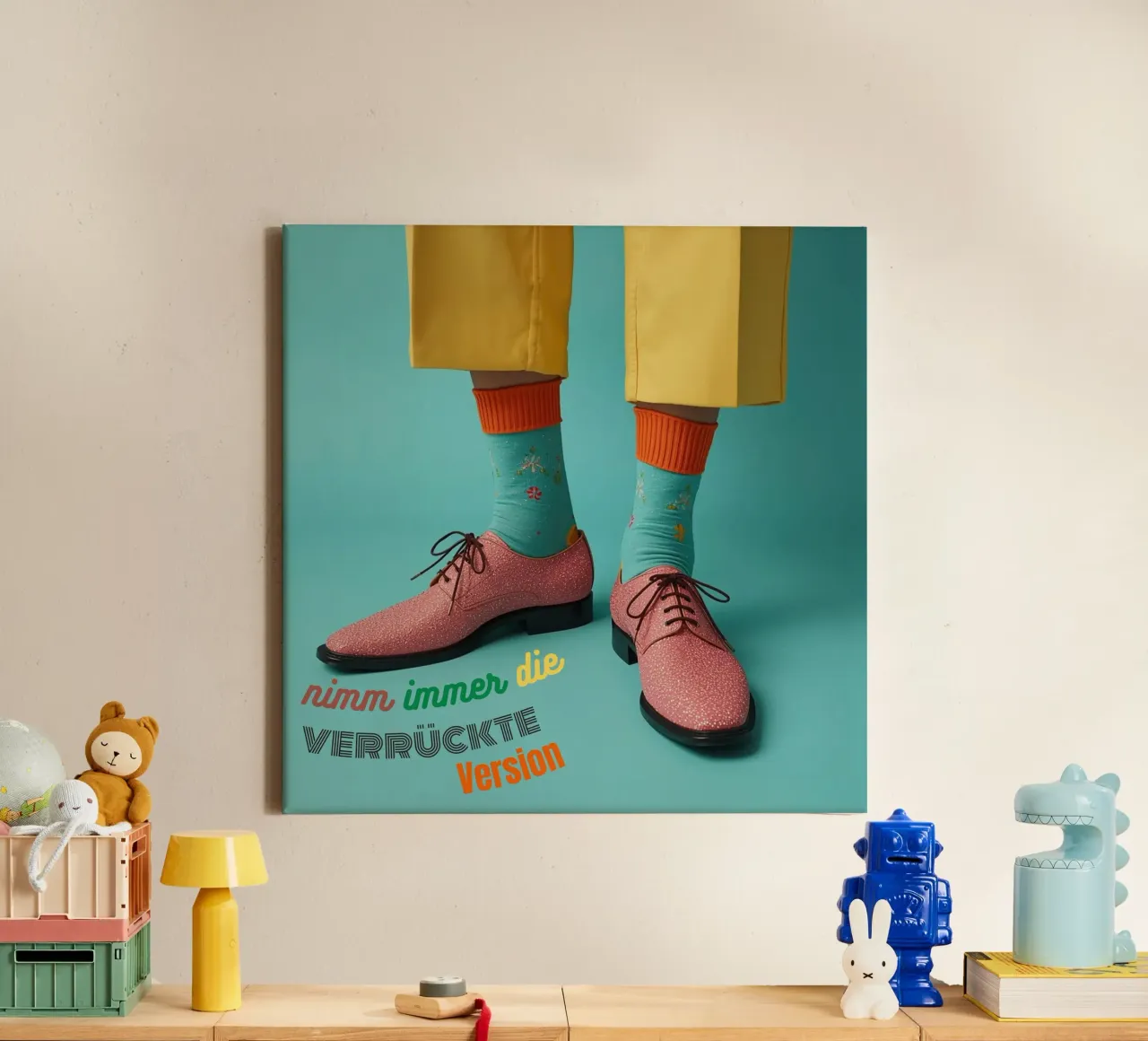 verrückte version canvas by fummelhummel