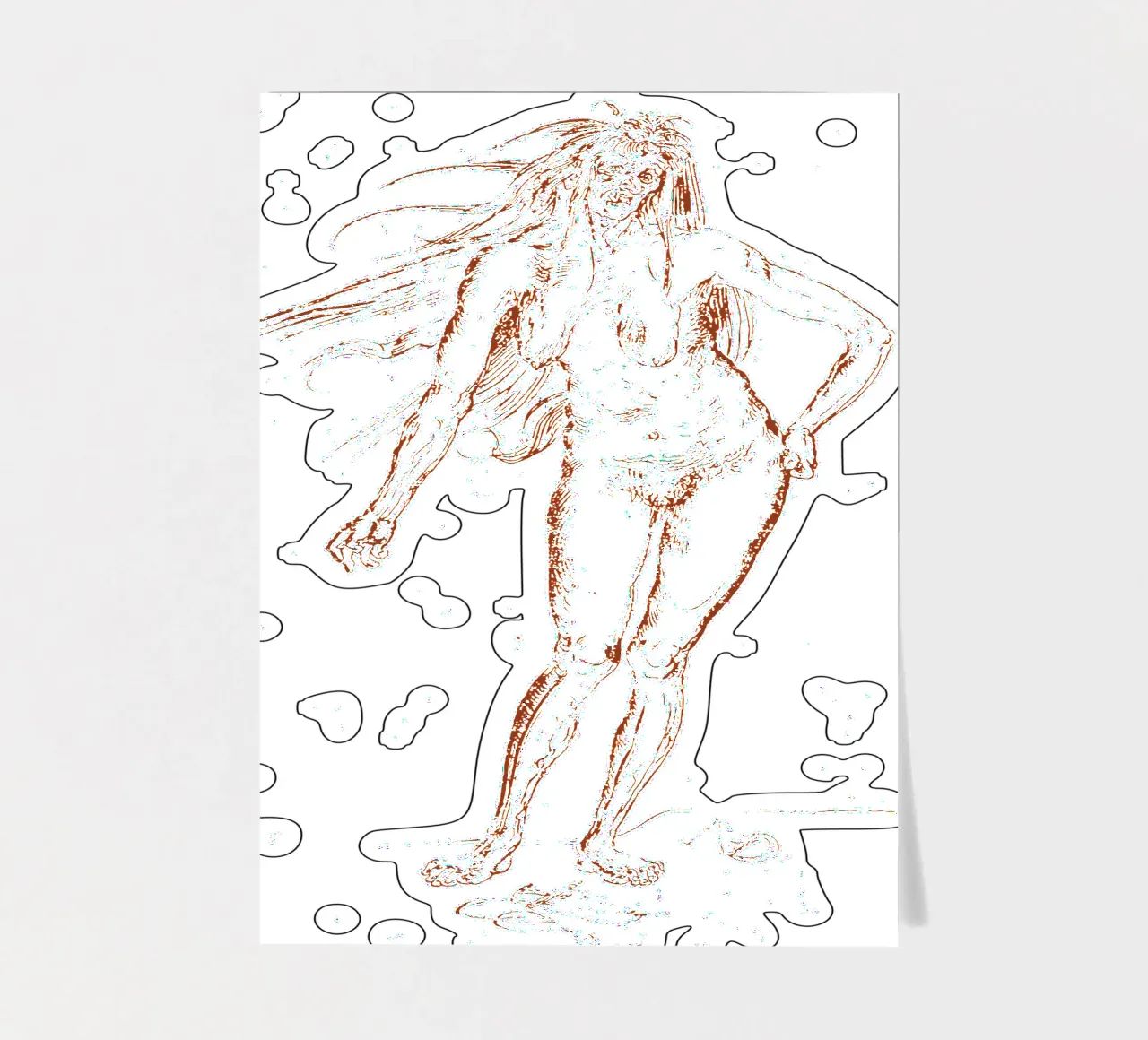 Witch sticker sheet by Doa Project