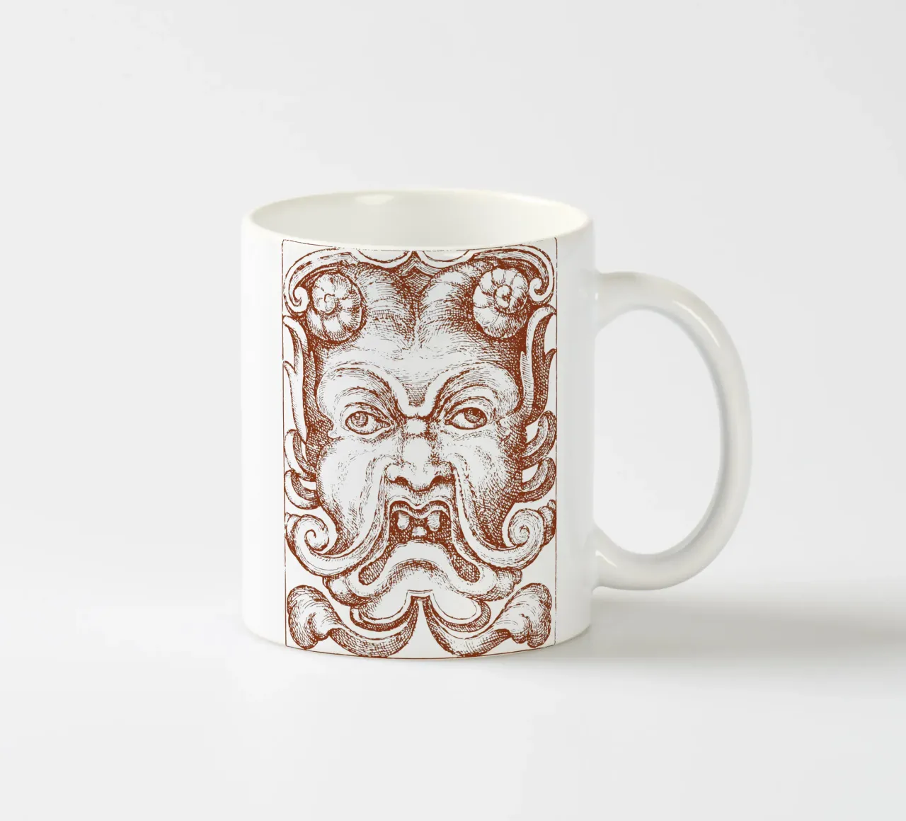 Maschere grottesche tazza in ceramica da Doa Project