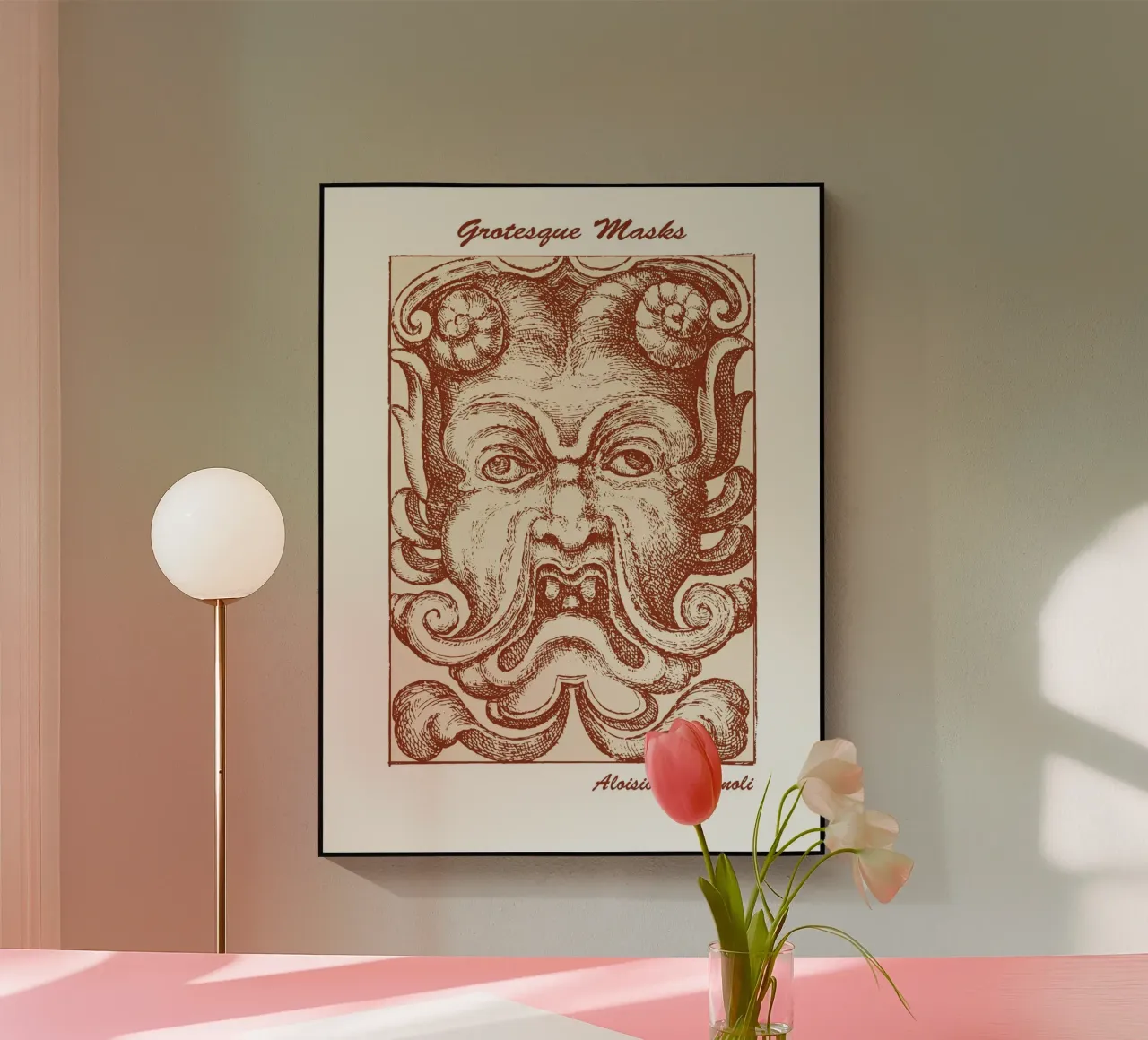 Maschere grottesche plexiglass da Doa Project