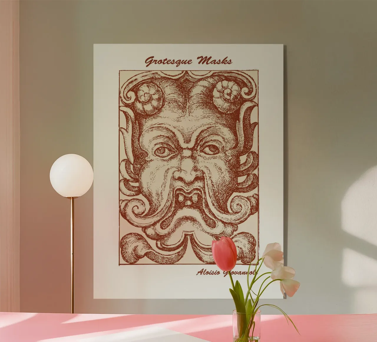 Maschere grottesche plexiglass da Doa Project