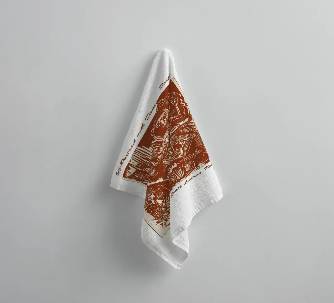 Self Portrait with Dancing Death towel by Doa Project