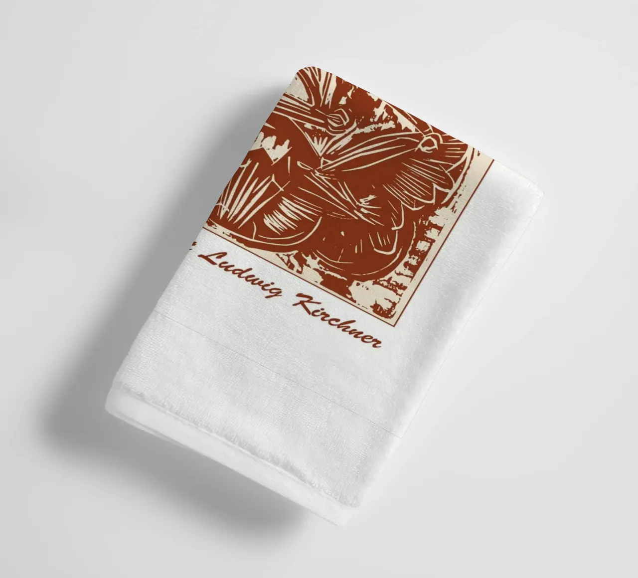 Autoritratto con morte danzante asciugamano da bagno da Doa Project