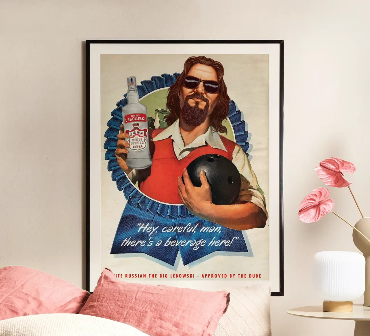 The Dude poster con telaio in plastica da Ads Libitum