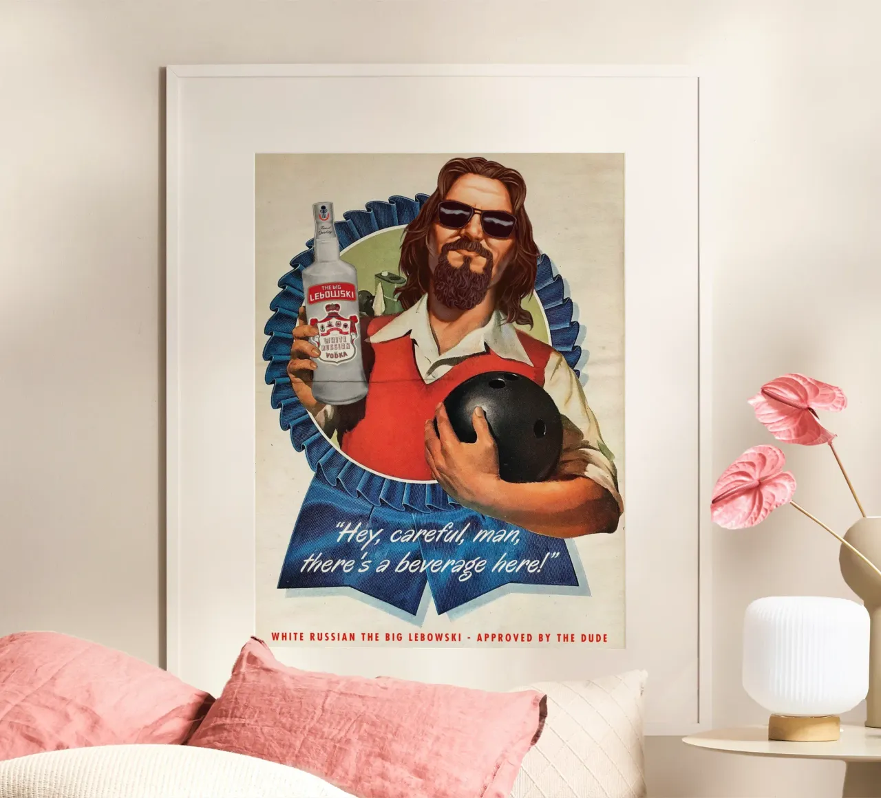 The Dude poster con telaio in plastica da Ads Libitum