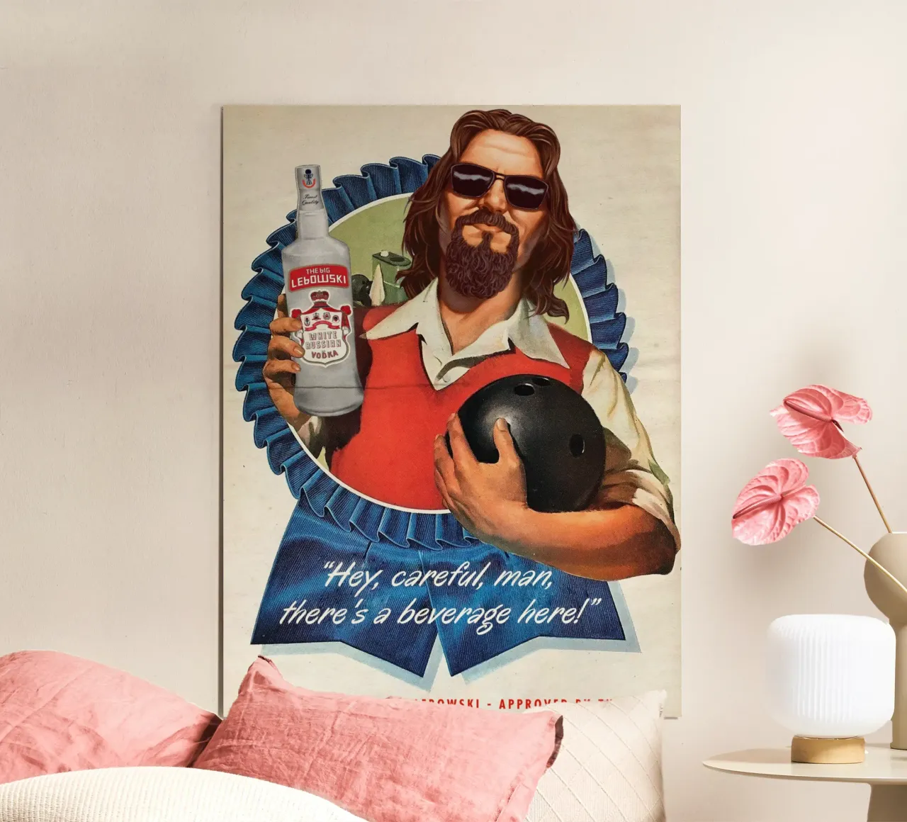 The Dude poster con telaio in plastica da Ads Libitum