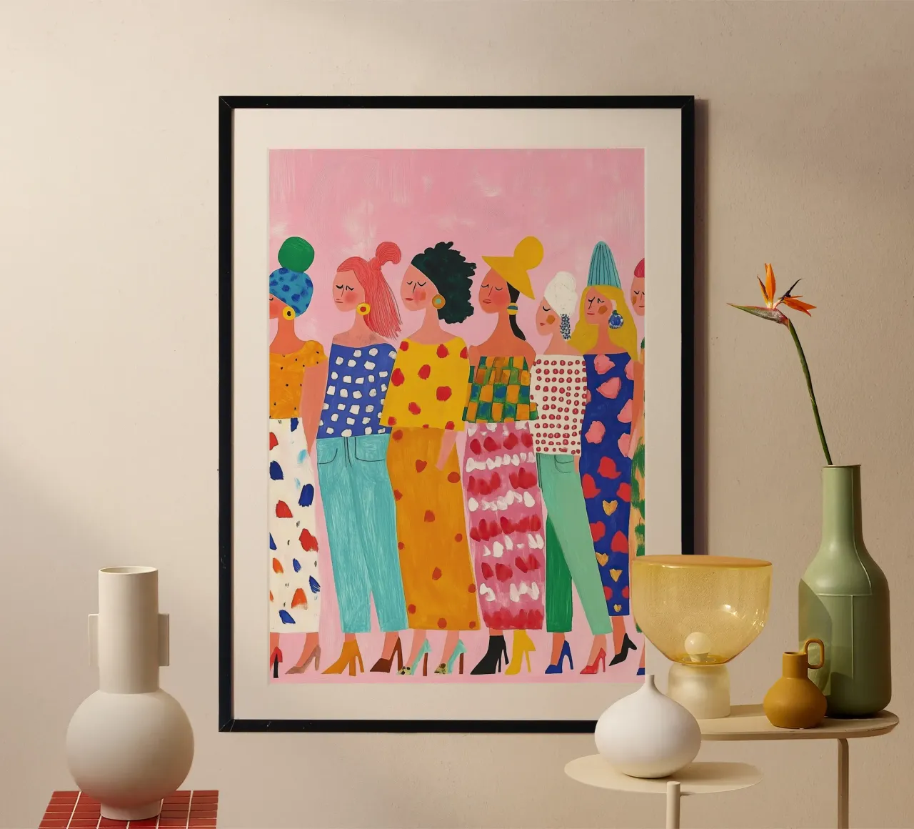 Línea de moda ecléctica: Pop Art Pattern Mixing Print hahnemühle de dawnthesea