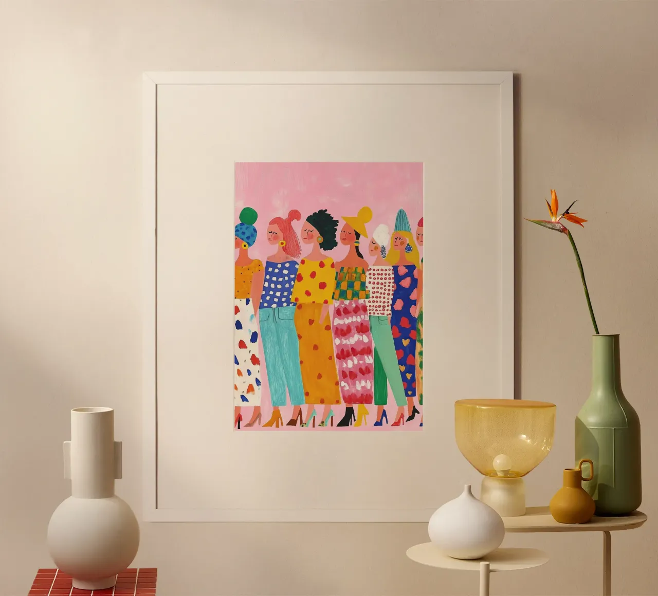 Línea de moda ecléctica: Pop Art Pattern Mixing Print hahnemühle de dawnthesea