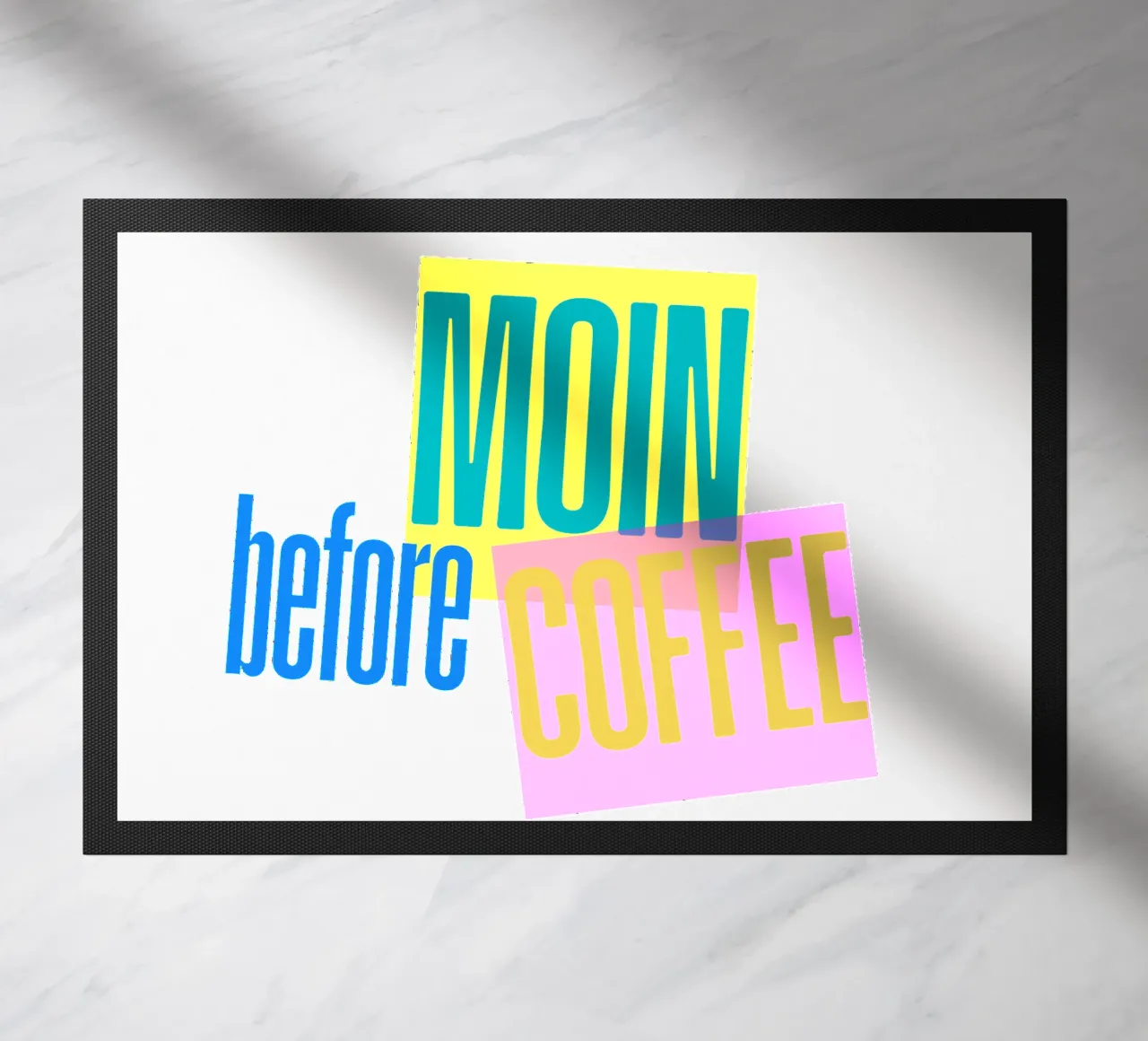 „MOIN before COFFEE“ – Witziges norddeutsches Kaffee-Motiv zerbino da Fies&Fein
