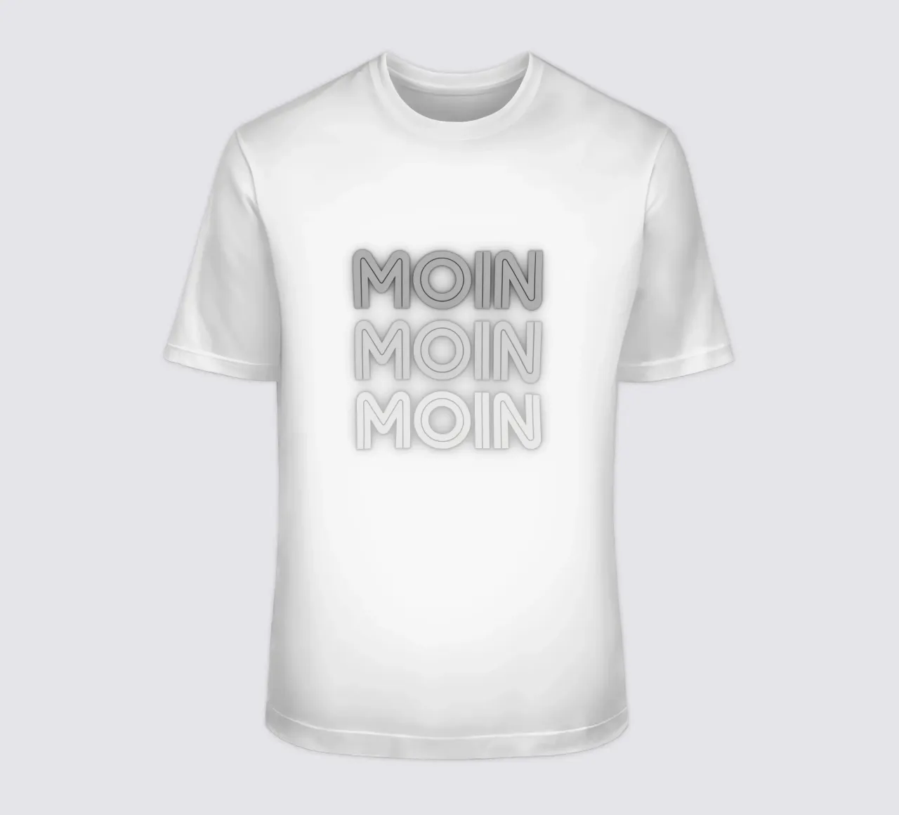 MOIN MOIN MOIN - Saluto della Germania del Nord in un design moderno t-shirt da Fies&Fein