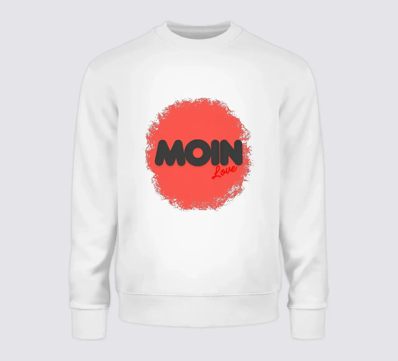 MOIN Love - Auguri dalla Germania del Nord con design a cuore felpa da Fies&Fein