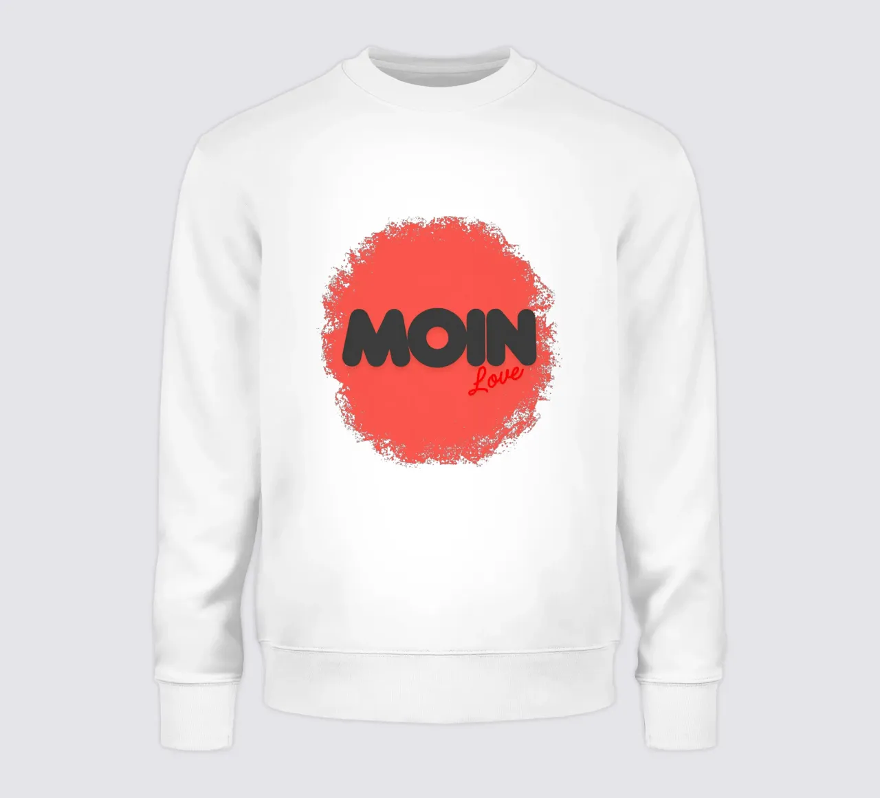 MOIN Love - Auguri dalla Germania del Nord con design a cuore felpa da Fies&Fein