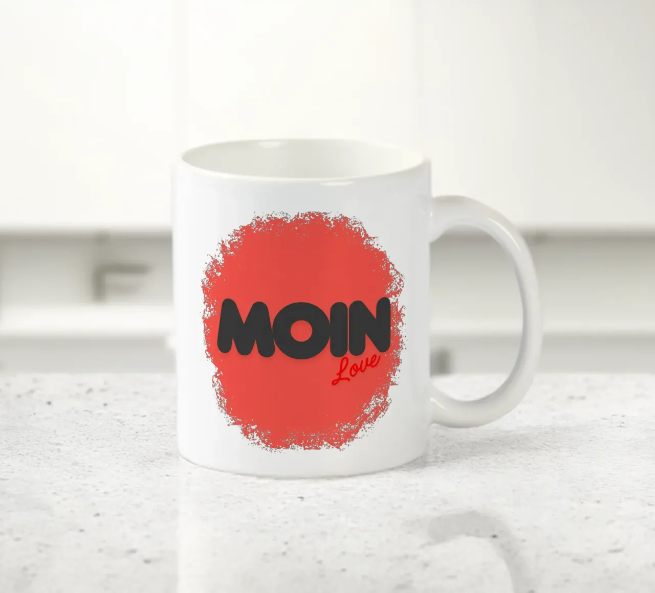 MOIN Love - Auguri dalla Germania del Nord con design a cuore tazza in ceramica da Fies&Fein