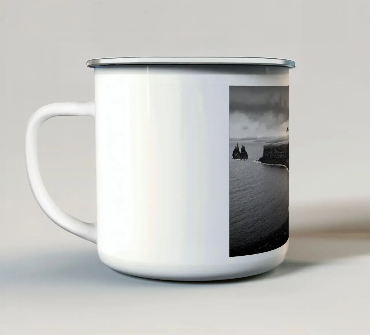 Iceland Coast Collage tazza in smalto da Fjöllart