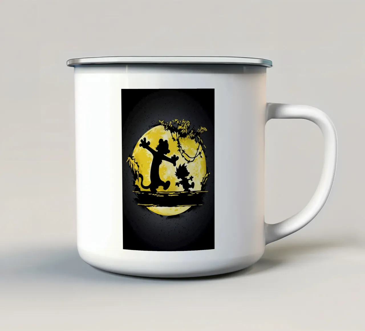 Calvin and Hobbes tazza in smalto da nabakumov