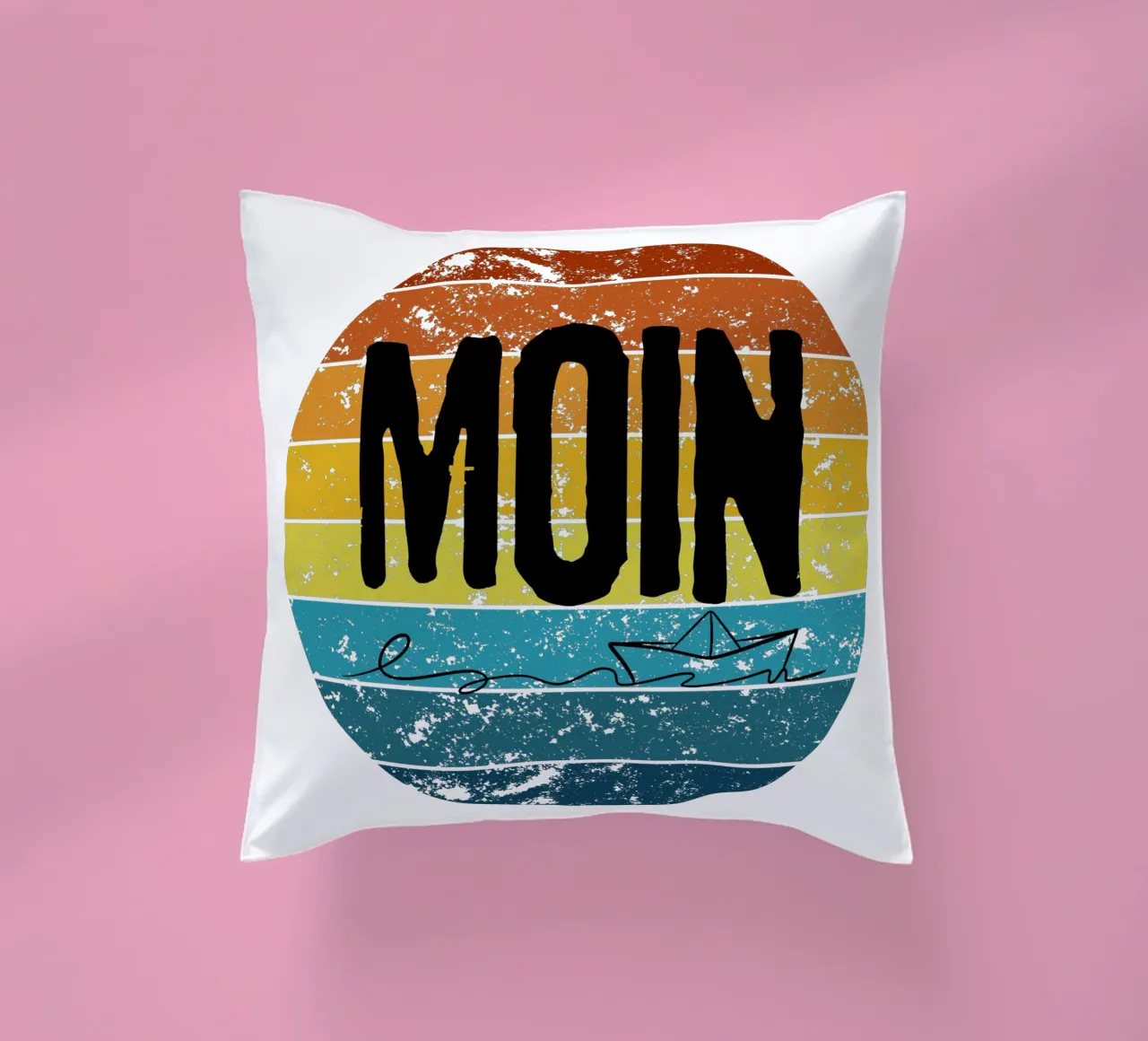 MOIN Sunset - Design retrò vintage della Germania del Nord con nave cuscino da Fies&Fein